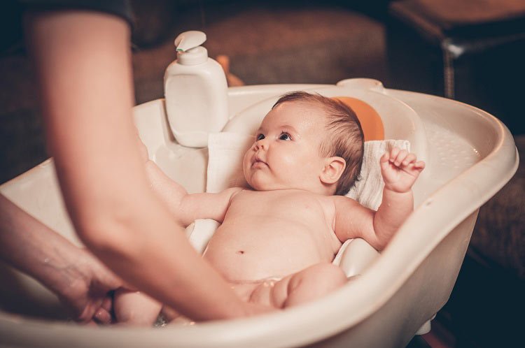 when do you bathe a baby